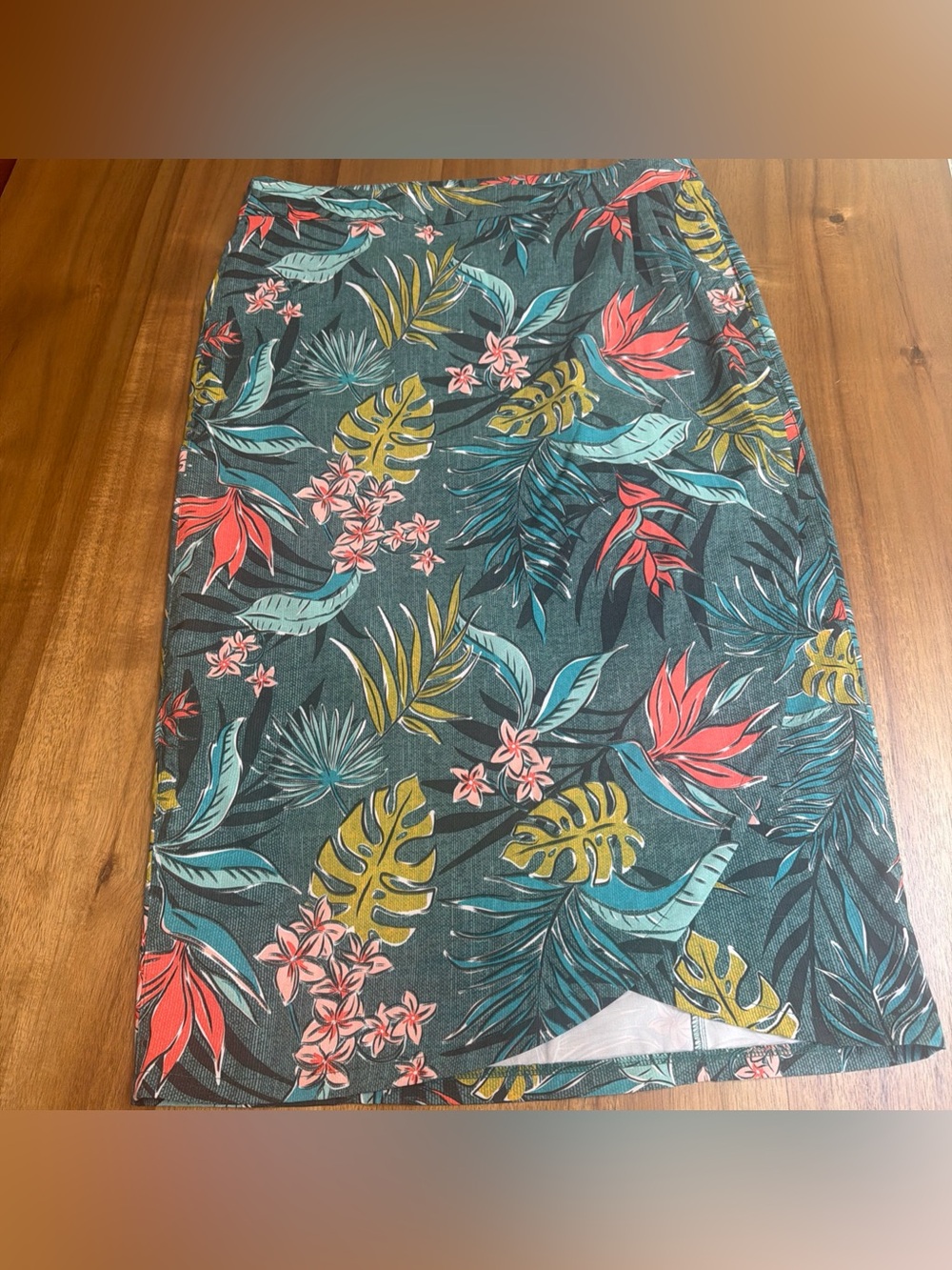 RipSkirt Hawaii VINTAGE BALI JUNGLE Midi Wrap Skirt Size Medium